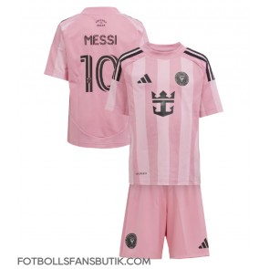 Inter Miami Lionel Messi #10 Replika Hemmatröja Barn 2025-26 Kortärmad (+ Korta byxor)